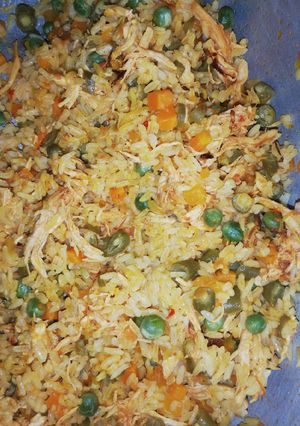 Una foto de Arroz con pollo