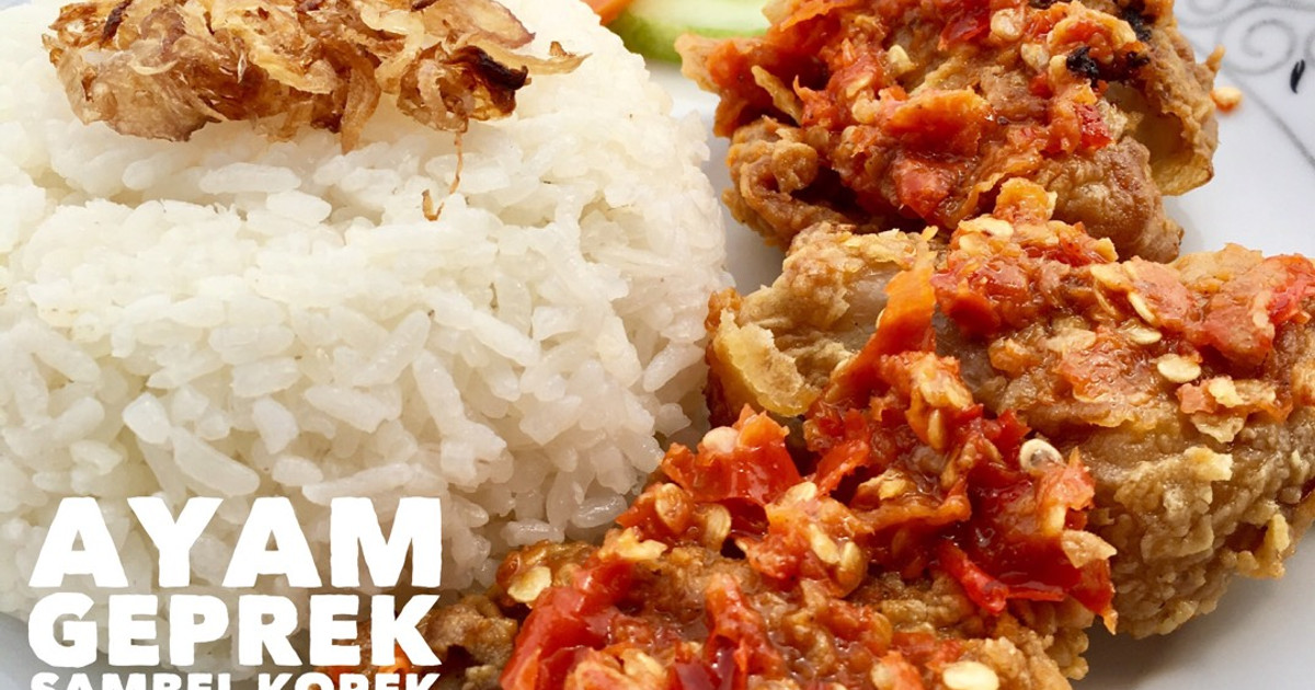 Resep Ayam Geprek Sambel Korek 🐥🐥🐥 oleh Kadek Anita - Cookpad