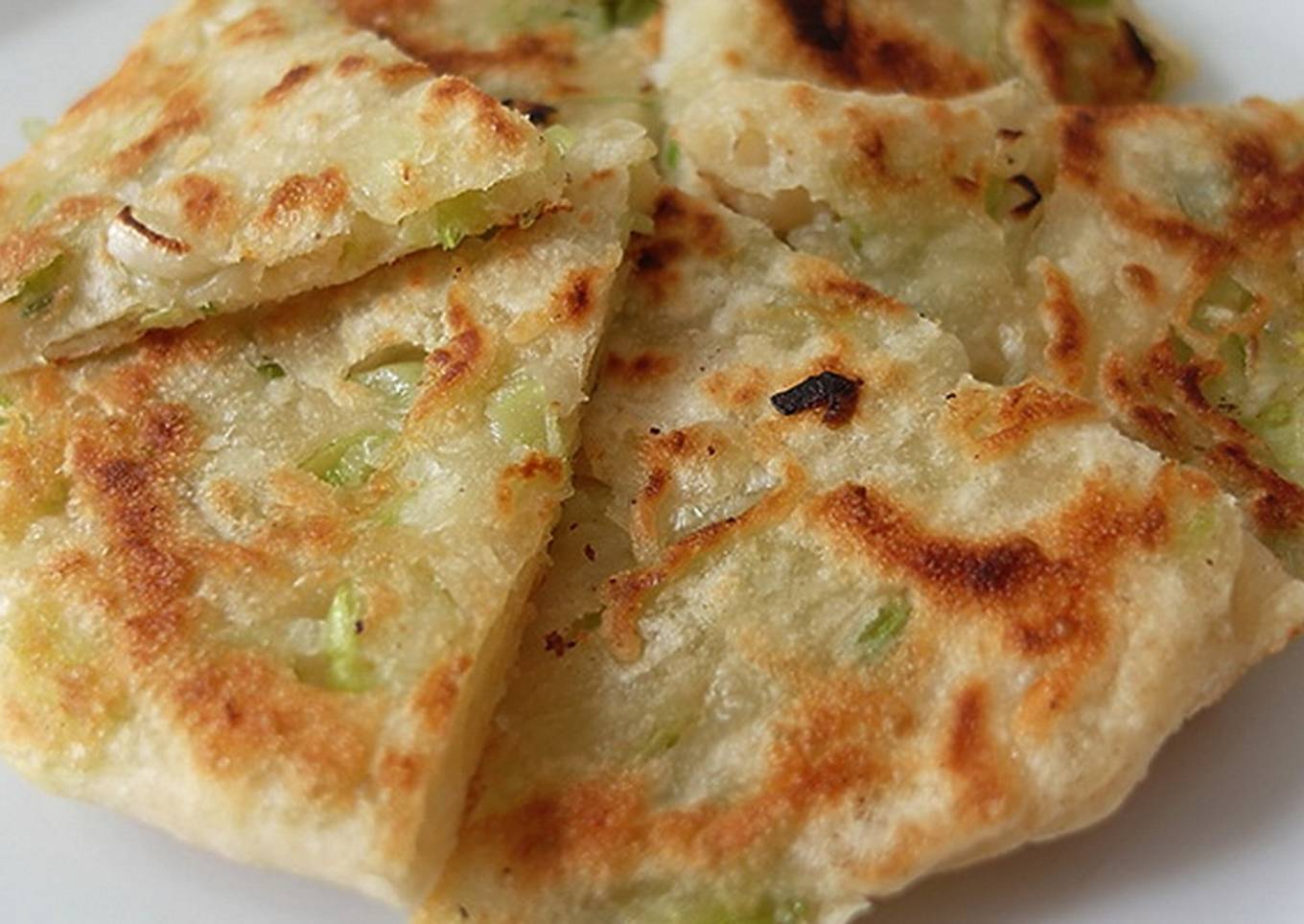Steps to Prepare Quick Scallion pancakes