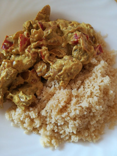 Una foto de Cuscús al curry veggie