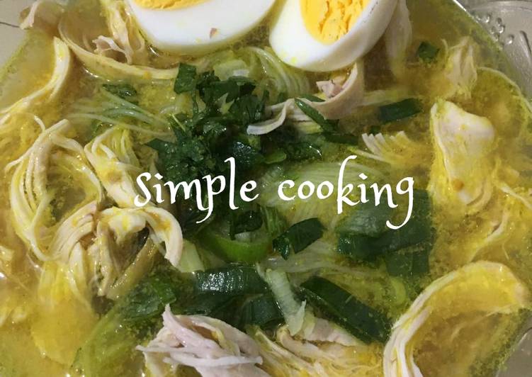 Resep Soto ayam tersimple dan enak, Enak