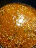 Esparguete com Carne Moída de Porco
