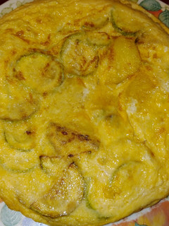 Una foto de Tortilla patata y calabacín