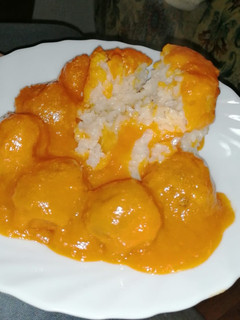 Una foto de Albóndigas con salsa