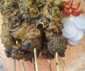 Fresh, Menyajikan 141.*sate maranggi bumbu kacang* Lezat Mantap