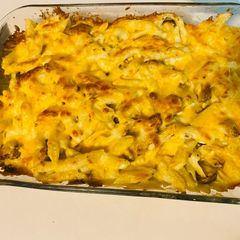 A picture of Creamy Pasta in béchamel sauce.