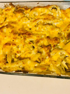 A picture of Creamy Pasta in béchamel sauce.