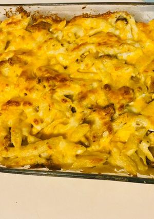 A picture of Creamy Pasta in béchamel sauce.