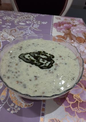 عکسی از دستور سوپ عدس و ماست