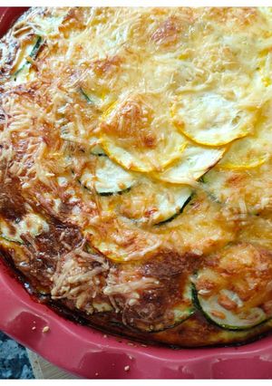 Une photo de Gratin de courgettes