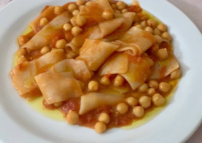 Modo semplice a Preparare Fatto in casa Pasta e ceci senza glutine