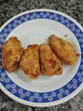Alitas de pollo a la milanesa en Airfryer