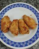 Alitas de pollo a la milanesa en Airfryer