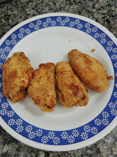 Una foto de Alitas de pollo a la milanesa en Airfryer