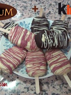Una foto de Mini Magnum Kinder white 🍨🍫 Saludable y espectacular