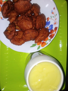 A picture of Signature Akara and Pap.