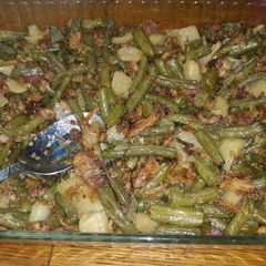 A picture of Baked Green Beans.
