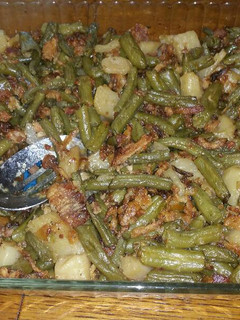 A picture of Baked Green Beans.
