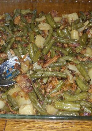 A picture of Baked Green Beans.
