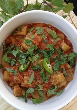A picture of Lauki ki Sabzi.