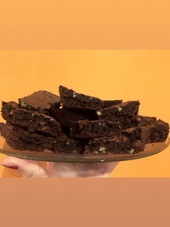 Una foto de Brownies de chocolate y nueces