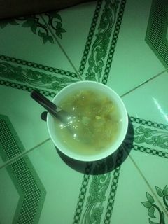 Hình của món Chè đậu xanh nha đam.