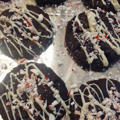 A picture of Chocolate Peppermint Cookies.