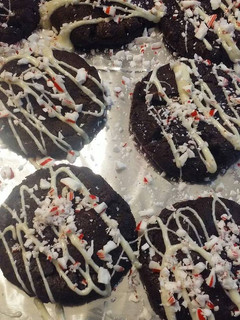 A picture of Chocolate Peppermint Cookies.