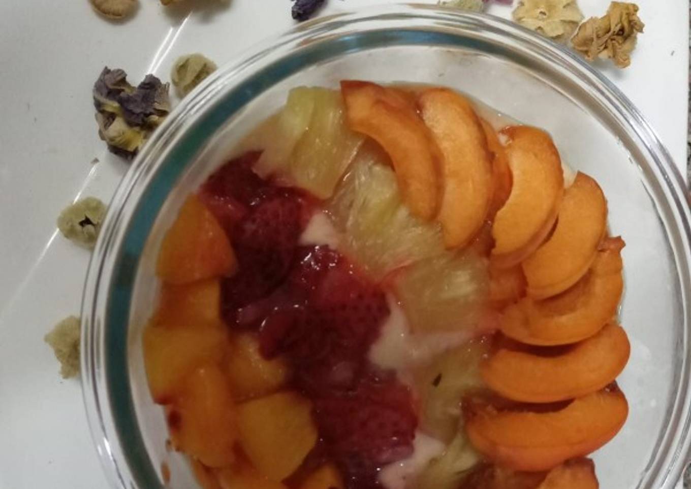 Peachy yogurt