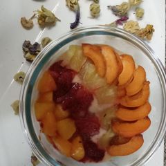 A picture of Peachy yogurt.