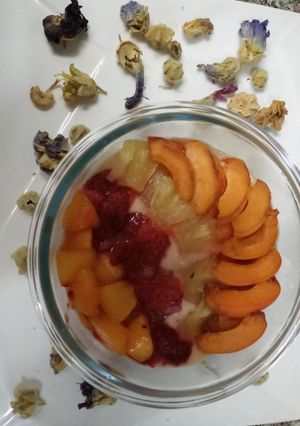 A picture of Peachy yogurt.