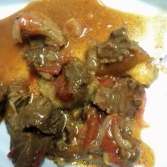 A picture of Beef stew.
