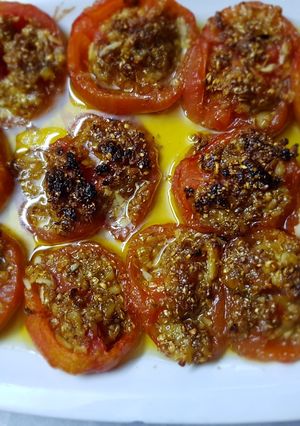 صورة لوصفة بندورة بكزبرة و توم