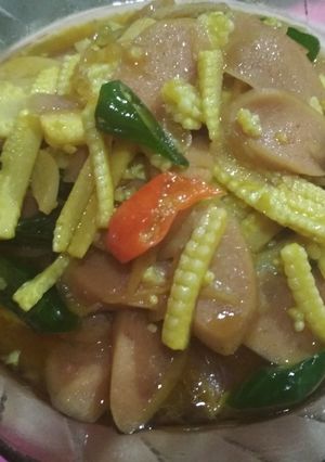 Foto resep Tumis putren sosis