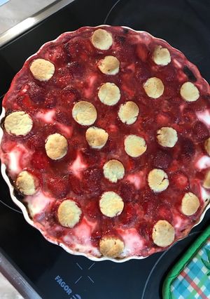 Strawberry pie, eper pite recept fotója