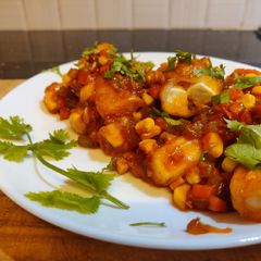 A picture of Rice Paper wrapped Paneer Fingers.