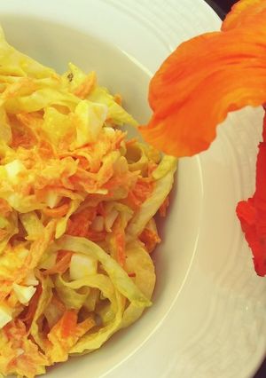 Una foto de Ensalada de repollo y zanahoria