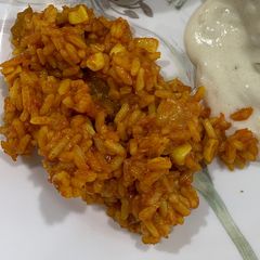 A picture of My Spanish rice.