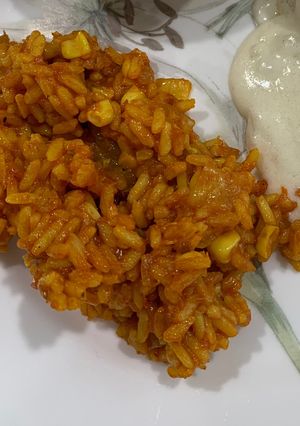 A picture of My Spanish rice.
