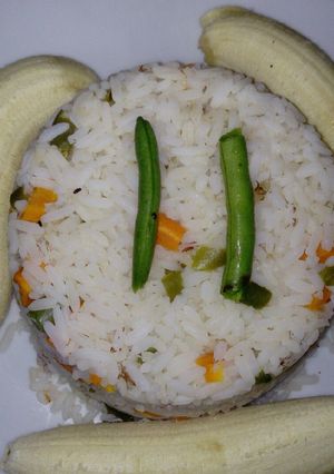 A picture of My Sunday rice.