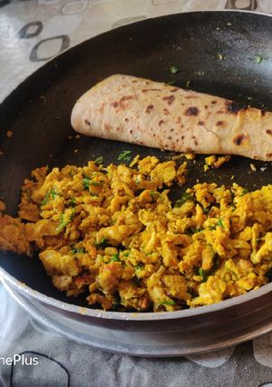 A picture of Egg bhurji.