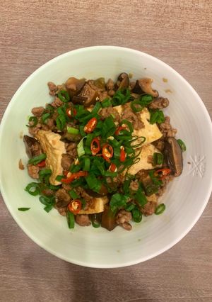 肉末豆腐 的食譜成品照片