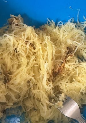 صورة لوصفة سباغيتي سكواش (spaghetti Squash)