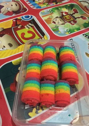 Foto resep Rainbow mini gulung