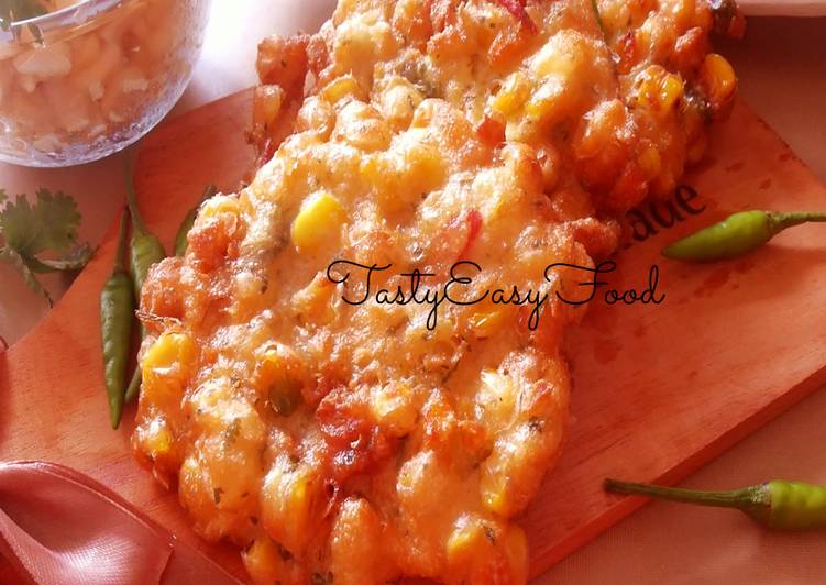 Resep: Makan di DimeBakwan Jagung Kriuk Simanalagi [+daun ketumbar]🌽🌽 