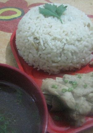 Foto resep Nasi Ayam Hainam + Sup