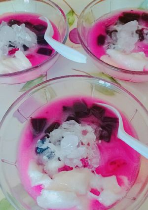 Foto resep Es Sirsak Buah Naga