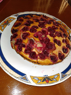 عکسی از دستور کیک آلبالو