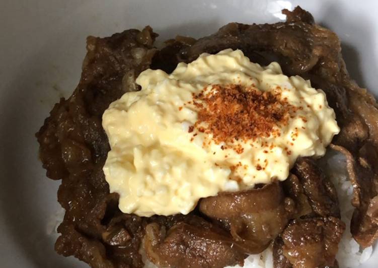Beef yakiniku & egg mayo