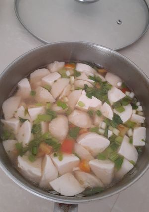 Foto resep Sup tahu dan bakso ayam simpel